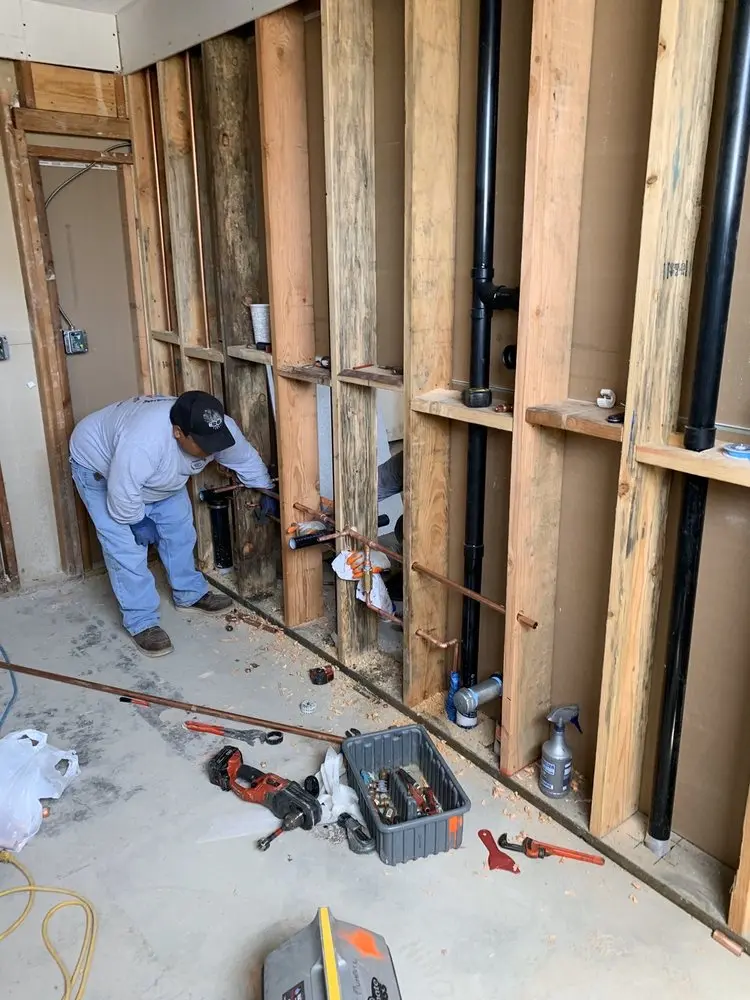 Commercial rough-in plumbing for Water Heater Replacement in Al Vita Park